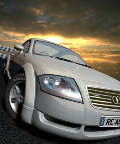 Digital Art: The Audi TT for the DCUK mag